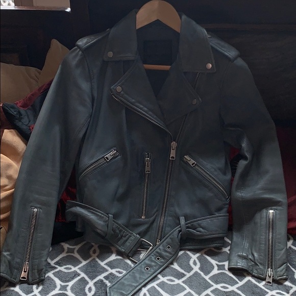 All Saints Jackets & Blazers - All saints leather jacket